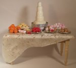 White Chocolate Fountain Display by Jill Miles