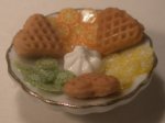 Waffle w/Fresh Fruit by Ana Novo