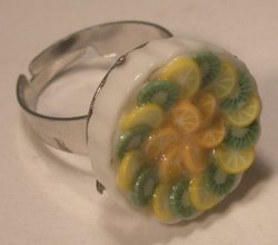 Kiwi Tart Ring by Ana Novo