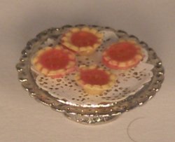 Tarts on Pedistal Stand by Carolyn McVicker