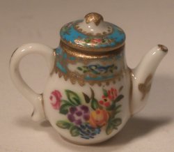 Celeste Blue Coffee Pot by Christopher Whitford
