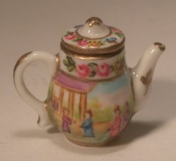 Famille Rose Coffee Pot by Christopher Whitford