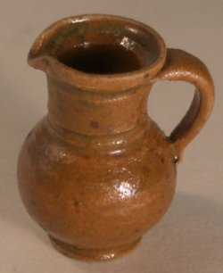 Pottery #13 Jug Brown by Elisabeth Causeret #A