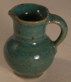 Pottery #32 Pitcher Green by Elisabeth Causeret