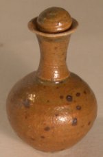 Pottery #8 Carafe Brown by Elisabeth Causeret