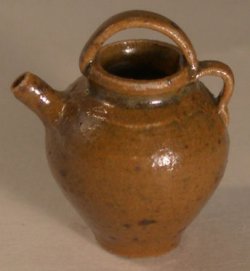 Pottery #19 Pitcher Brown by Elisabeth Causeret #A