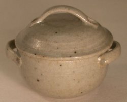 Pottery #7 Cooking Pot Grey by Elisabeth Causeret