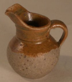 Pottery #40 Pitcher Brown by Elisabeth Causeret