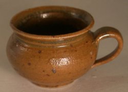 Pottery #16 Chamber Pot Brown by Elisabeth Causeret