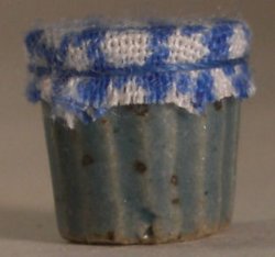 Pottery 4 Jam Jar Blue by Elisabeth Causeret