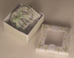 Shower Cap in Gift Box Blue Floral by Syreeta's