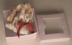 Shower Cap in Gift Box Red Floral by Syreeta's