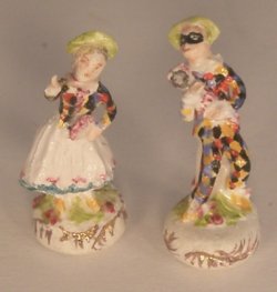Dresden Style Harliquin & Colombine by Veronique Cornish