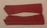 Leather Gloves Red by Sue Popely