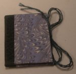 Blue Portfolio w/Engravings Book by Elle de Lacy