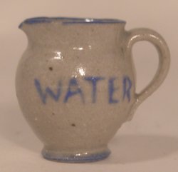 Water Pitcher Blue Stripe by Elisabeth Causeret