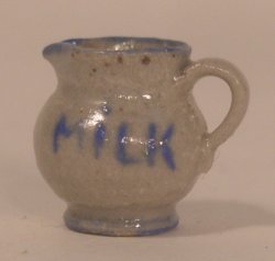 Milk Pitcher Blue Stripe by Elisabeth Causeret #A