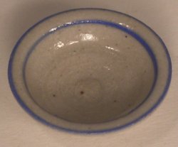 Soup Bowl Blue Stripe by Elisabeth Causeret #A