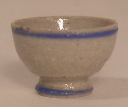 Salad Bowl Blue Stripe by Elisabeth Causeret #A