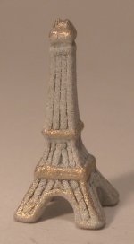Eiffel Tower Antique White by Michelle Lebouteiller