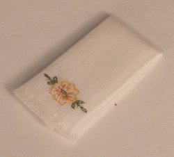 Embroidered Guest Towel #3 by Ruth