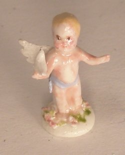 Putti with Bird by Veronique Cornish