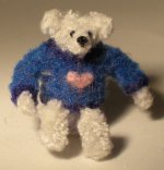 Teddy Bear Heart Sweater by Kayla Luckey