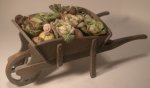 Wheelbarrow Filled w/Vegetables by Et Cetera
