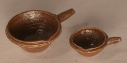 Marron Collection Ecuelle set of 2 #124 by Elisabeth Causeret