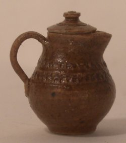 Marron Collection Cafetiere Gravee #128 by Elisabeth Causeret