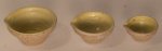 Marron Collection set of 3 Bowls #111 by Elisabeth Causeret