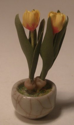 Flowers in Pottery Pot #24 by Pat Richmond