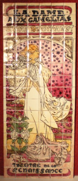 Art Nouveau Sarah Bernard by Tiny Ceramics