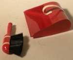 Dust Pan and Brush Red by St.Leger