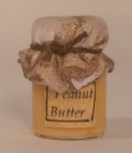 Peanut Butter in Glass Canning Jar by Jenny Kelm