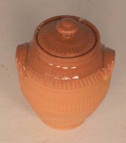 Red Clay Pot #R4 by Elisabeth Causeret