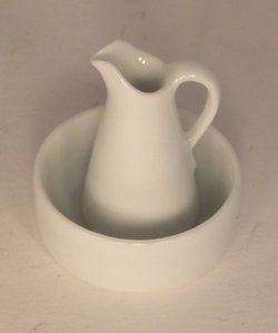 Porcelain "blanc de chine" Wash Set #P10 by Elisabeth Causeret