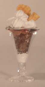 Ice Cream Sundae w/Chocolate Topping by Cristina Minischetti