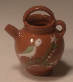Song Bird Jug #R4 by Elisabeth Causeret