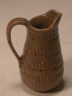 Engraved Pitcher #95 Brown by Elisabeth Causeret