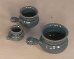 Potter #79 Blue Sauce Pans by Elisabeth Causeret