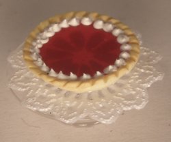 Fruit Tart on Stand by Country Contrast