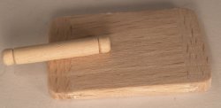Pastry Board w/Rolling Pin by Country Contrast