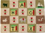 Toy Blocks Rug/Wallhanging by Don Thomas Toy Blocks Rug/Wallhanging by Don Thomas