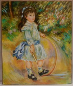 Renoir's Girl with Hoop Can by Christopher Whitford