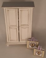 Filled Armoire w/Lavender by Syreeta's