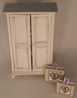 Filled Armoire w/Lavender by Syreeta's