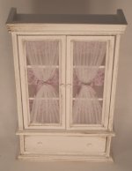 Armoire w/Curtain Lavender by Syreeta's
