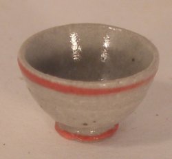 Salad Bowl Red Stripe by Elisabeth Causeret