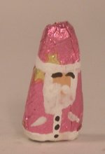 Chocolate Foil Santa Pink by Georgia Marfels